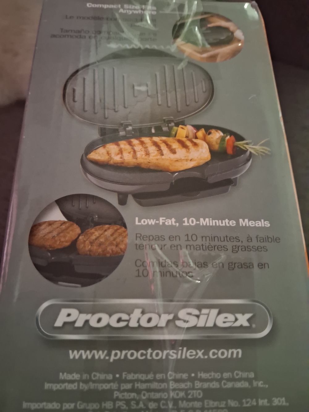 Proctor Silex Electric Grill - Black